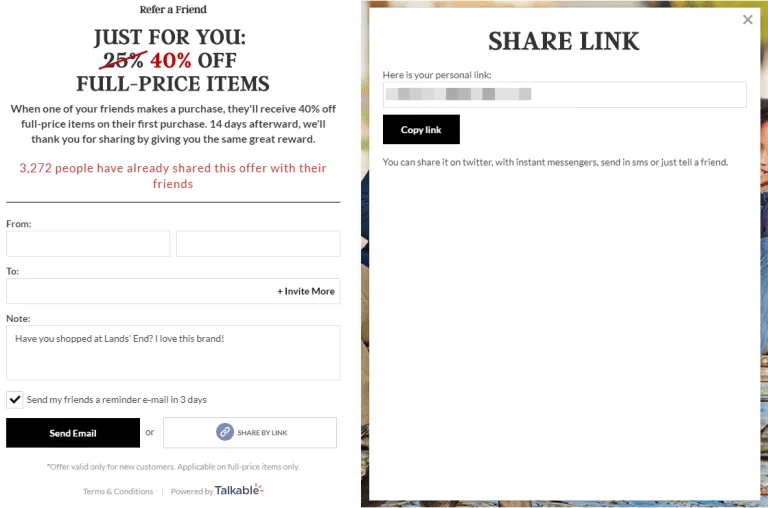 Lands’ End program screenshot 1