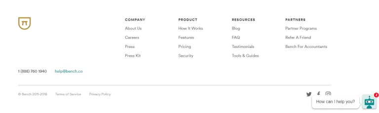 Bench program screenshot 1
