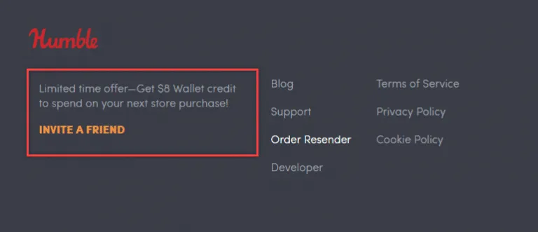 Humble Bundle program screenshot 1