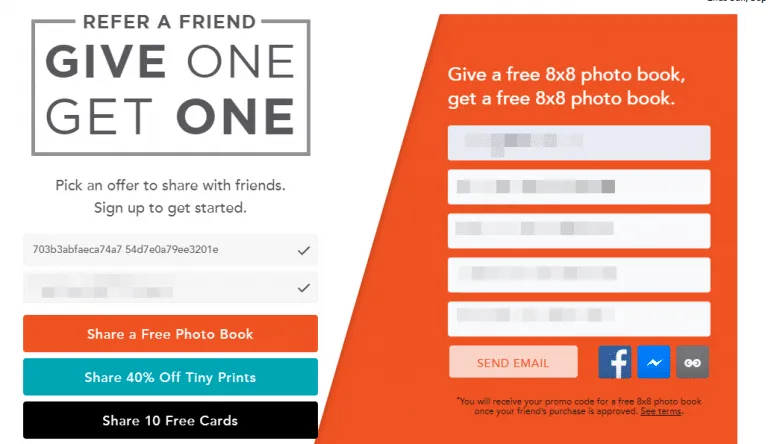 Shutterfly program screenshot 1