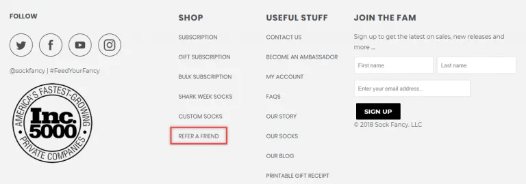 Sock Fancy program screenshot 1