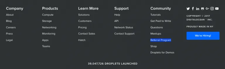 Digital Ocean program screenshot 1