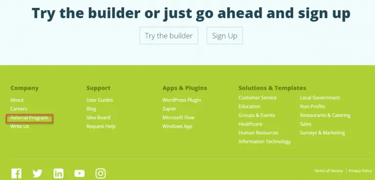 Cognito Forms program screenshot 1