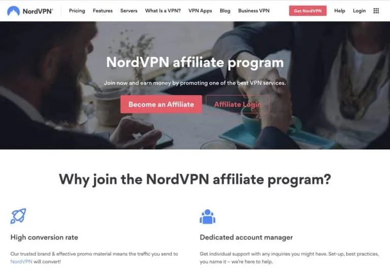 NordVPN program screenshot 1