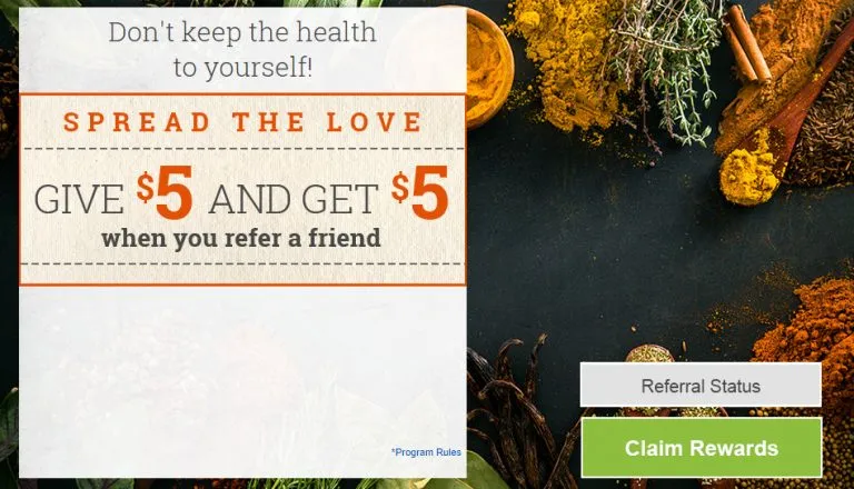 Vitacost program screenshot 1