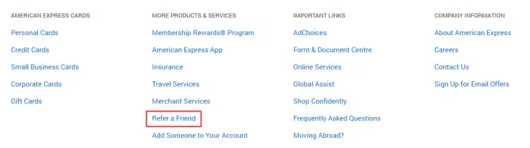 American Express program screenshot 1