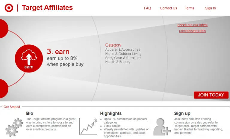 Target program screenshot 1