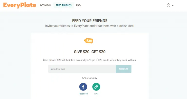 Everyplate program screenshot 2