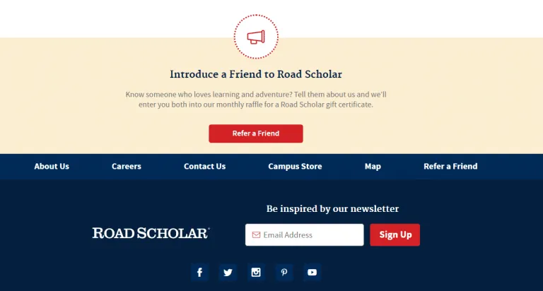 Road Scholar program screenshot 2