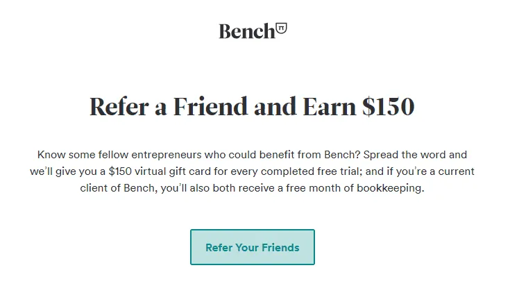Bench program screenshot 2
