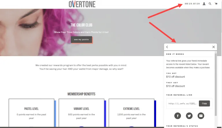 Overtone program screenshot 2