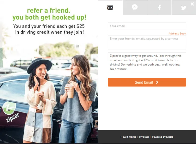 Zipcar program screenshot 3
