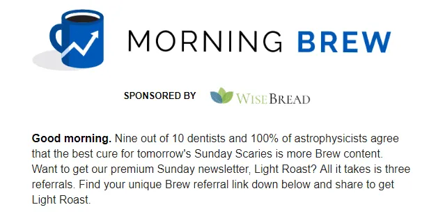 Morning Brew program screenshot 3