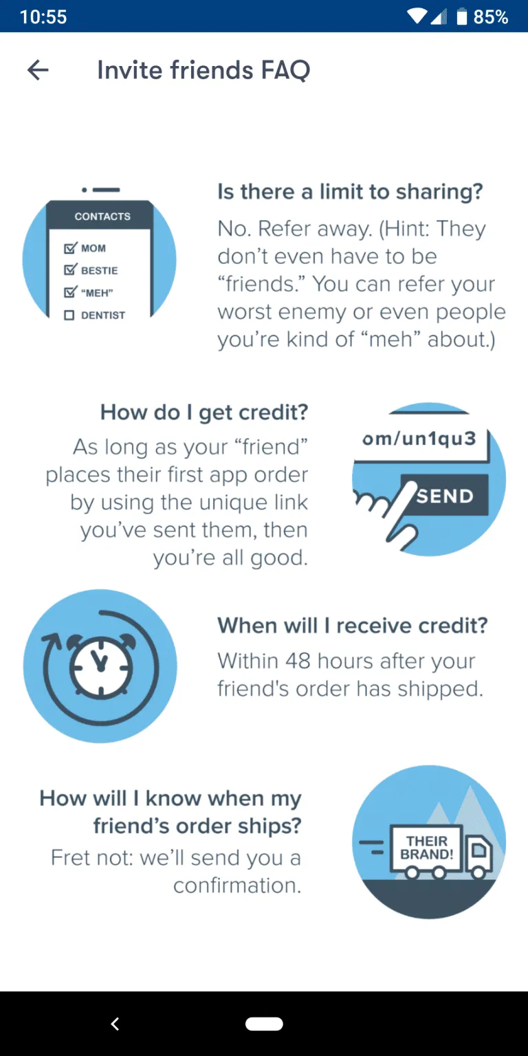 1-800 Contacts program screenshot 3