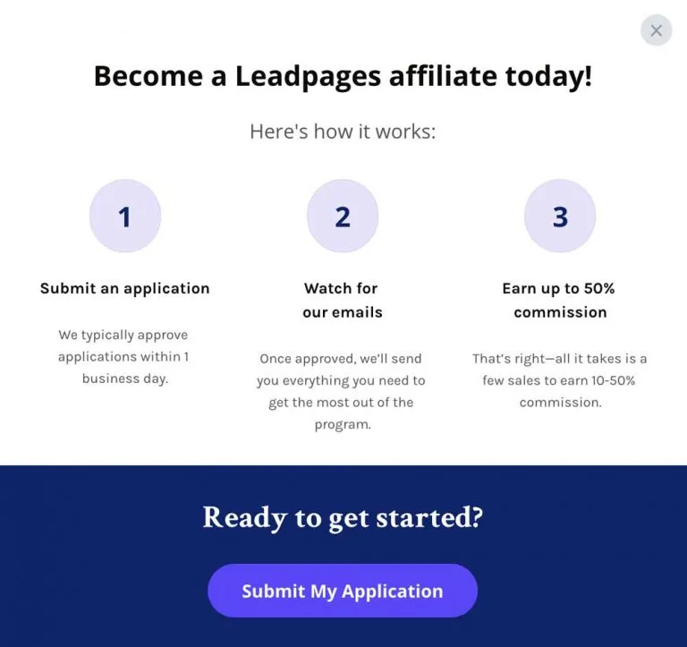 Leadpages program screenshot 3