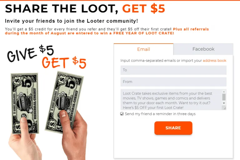 Loot Crate program screenshot 3