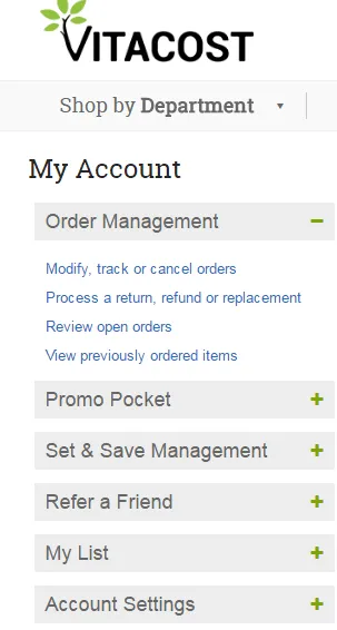 Vitacost program screenshot 3