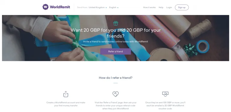 World Remit program screenshot 4