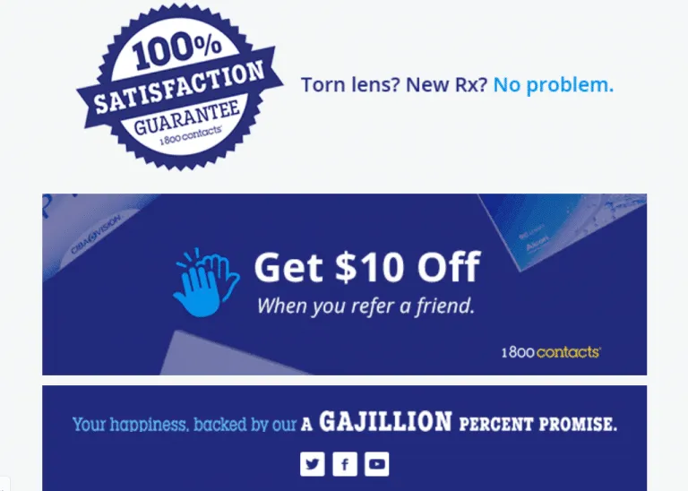 1-800 Contacts program screenshot 4