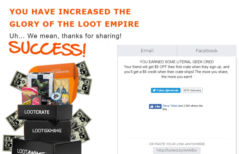 Loot Crate program screenshot 4