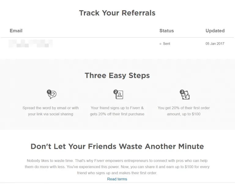 Fiverr program screenshot 5