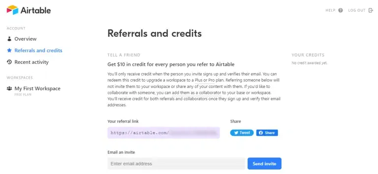 airtable saas referral program