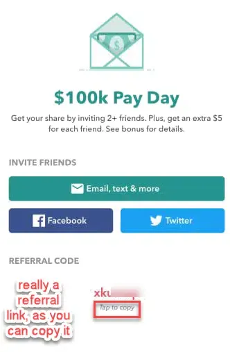 referral link vs referral code