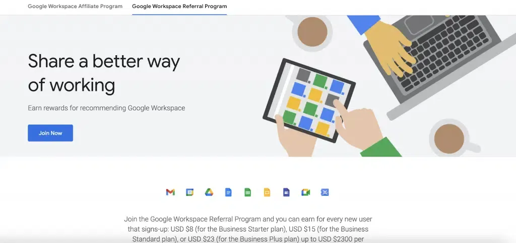 google workspace b2b referral program