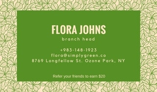 flora johns refer a friend