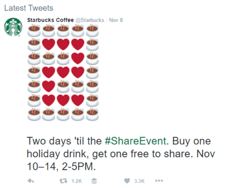 starbucks social currency