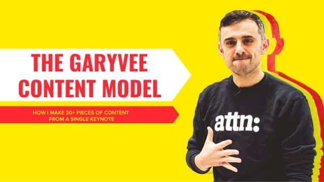 educational social media content gary vee