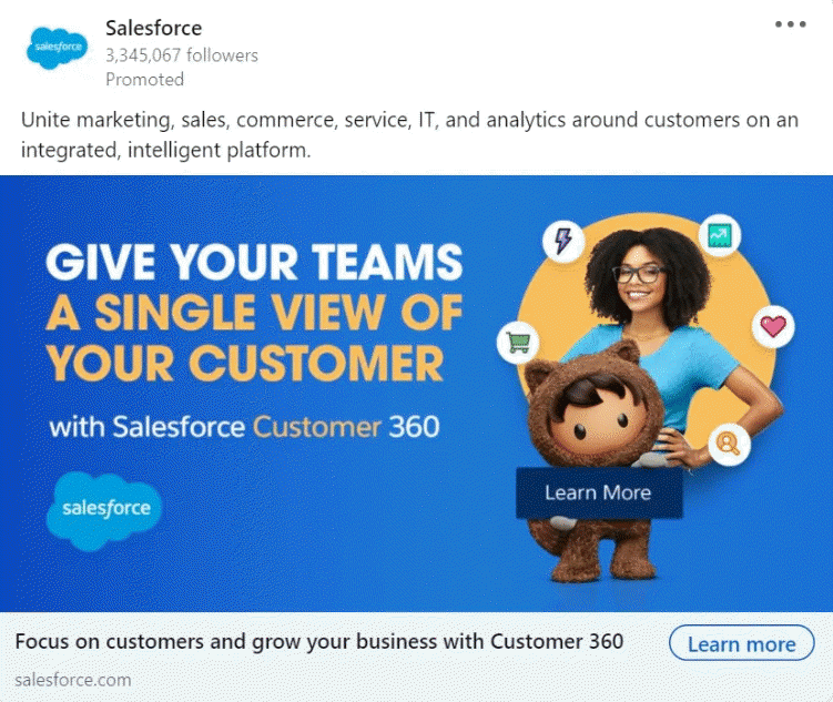 salesforce linkedin ad
