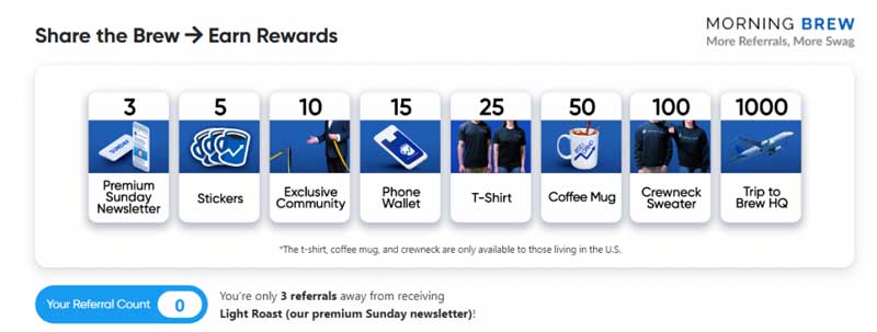 morning-brew-referral-rewards-incentives