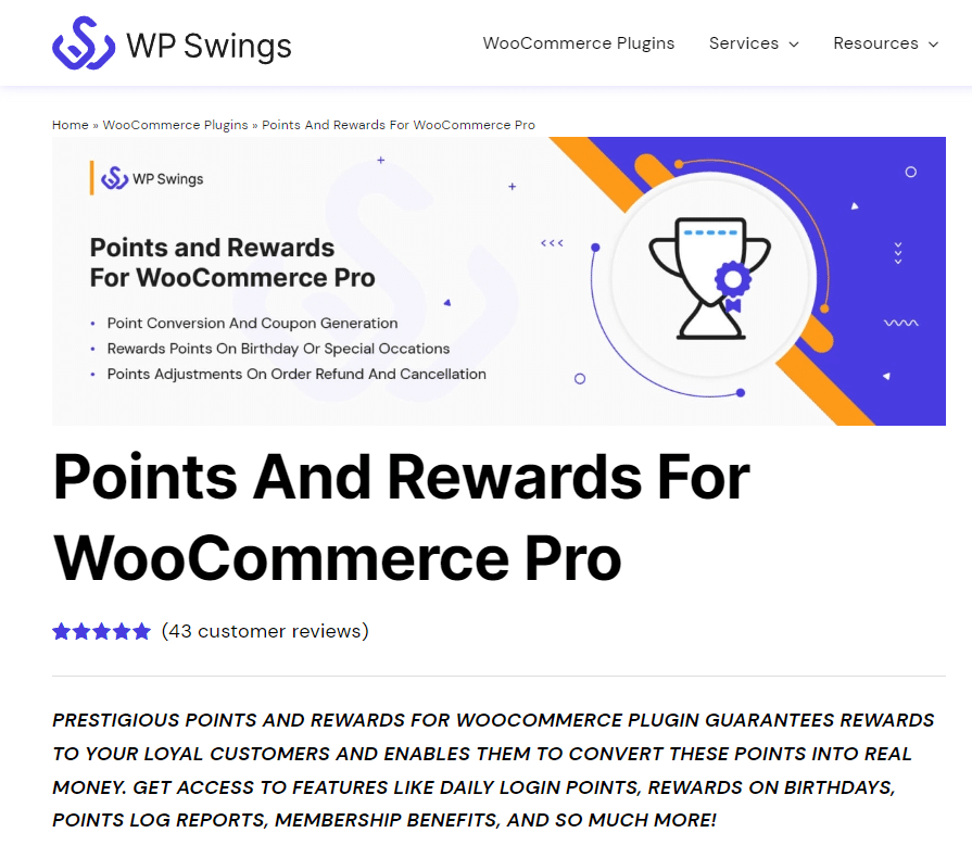 WooCommerce Ultimate Points And Rewards Live Demo