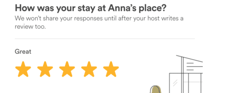 airbnb reviews