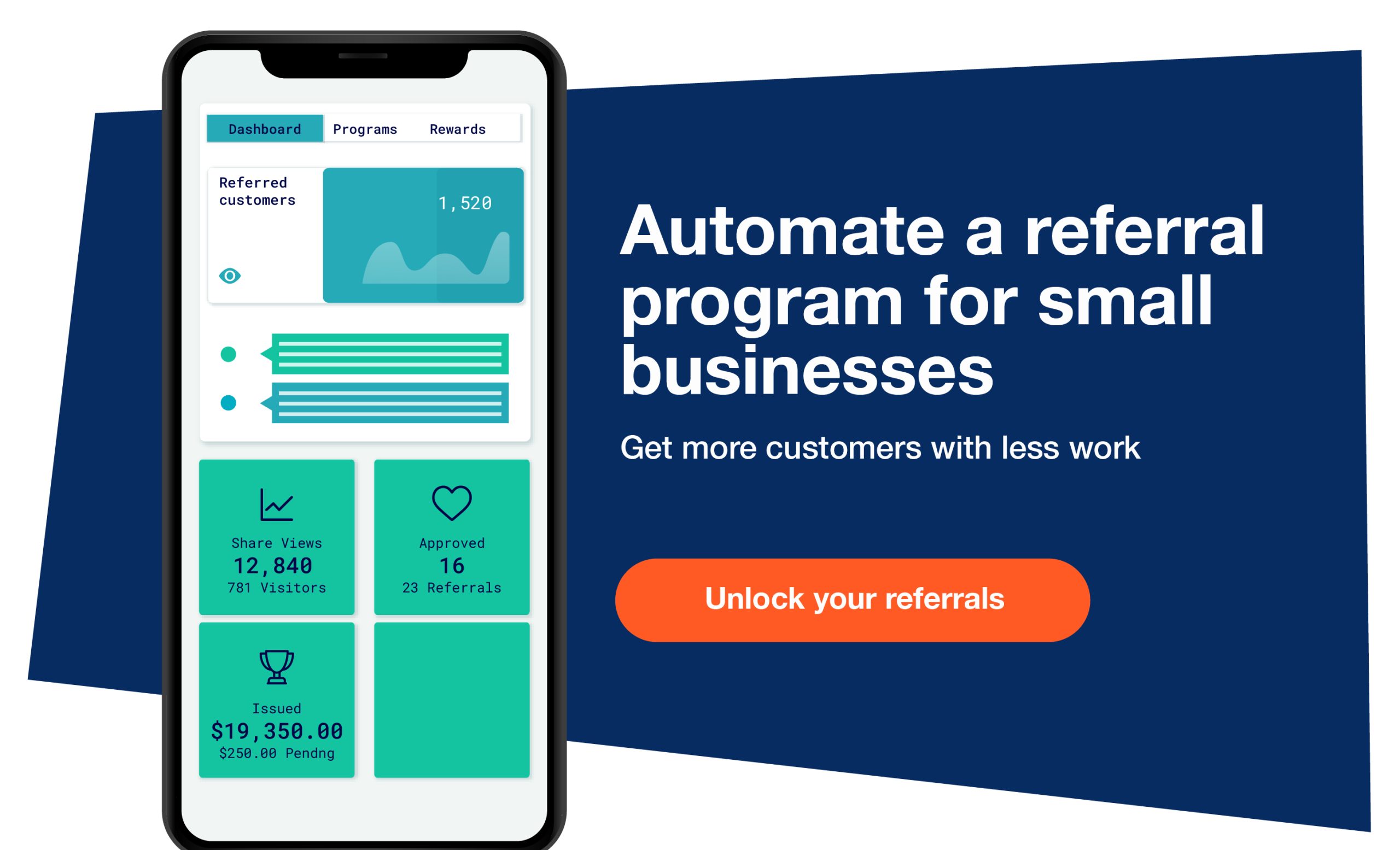 small business referral program CTA
