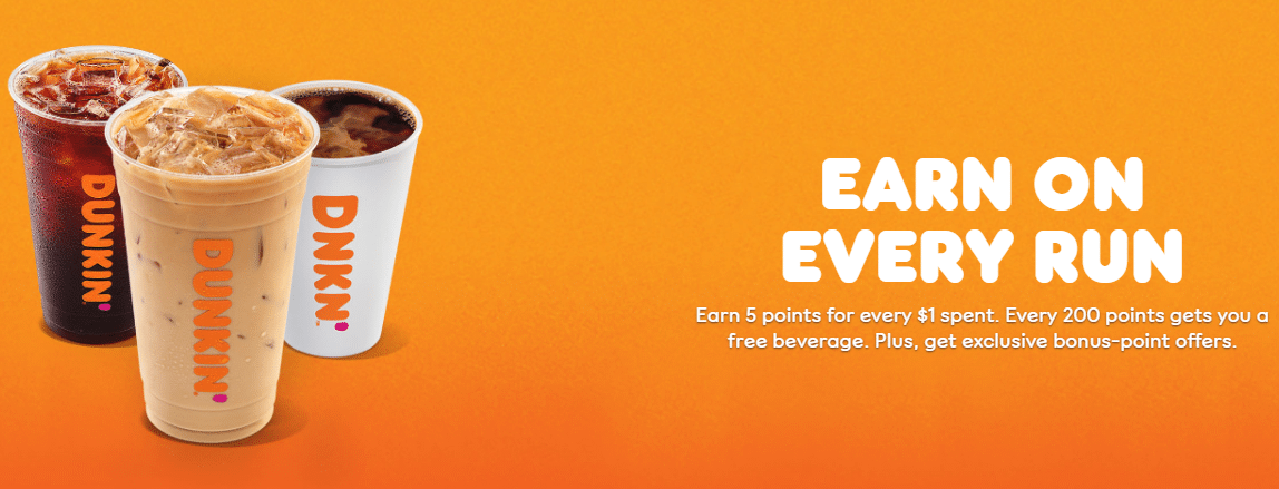 dunkin rewards loyalty program