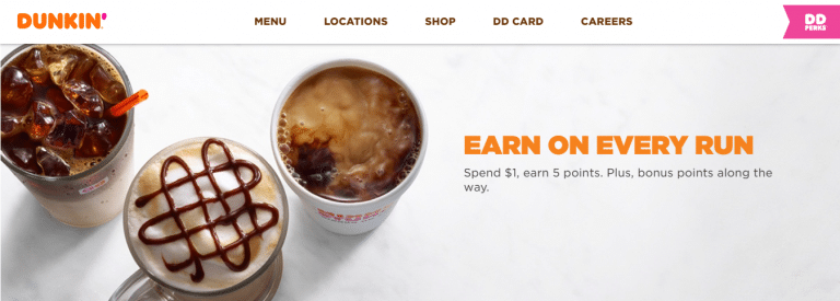 dunkin dd perks loyalty program