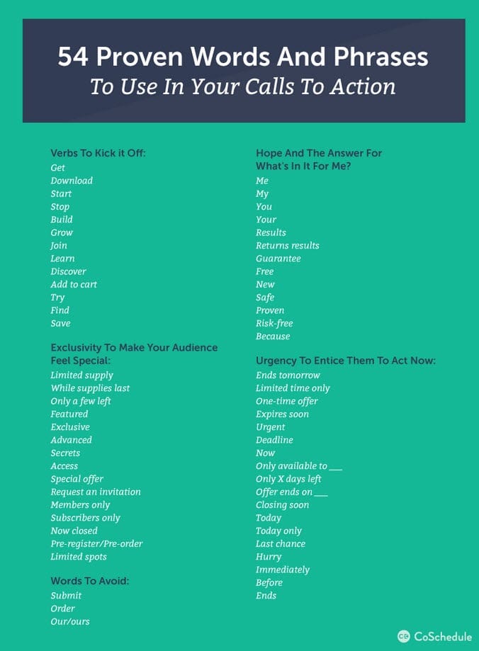 call to action examples