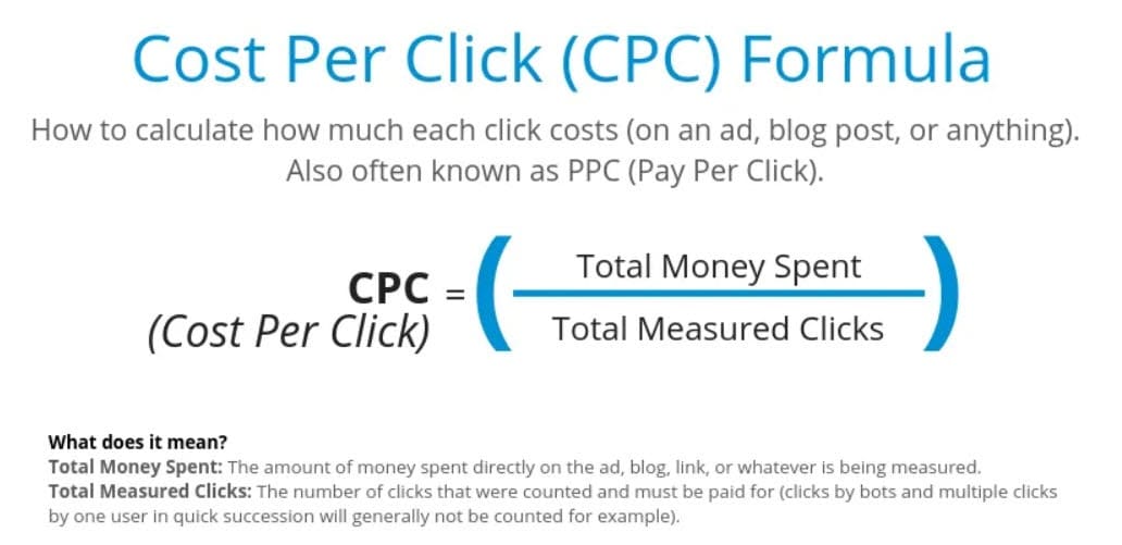 cost per click formula