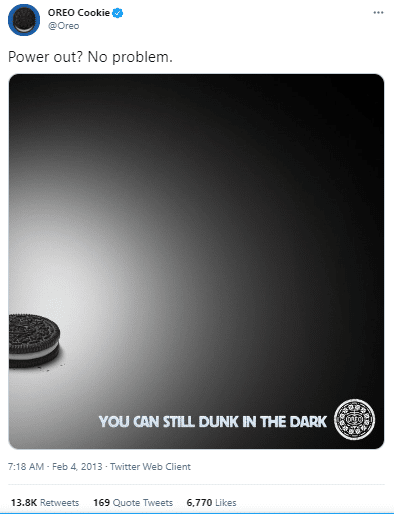 oreo dunk in the dark campaign