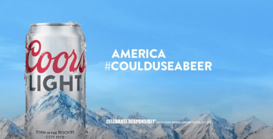 Coors Light #coulduseabeer