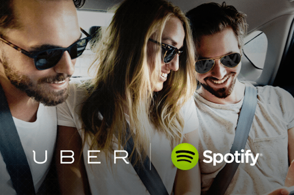 uber and spotify collaboration marketing