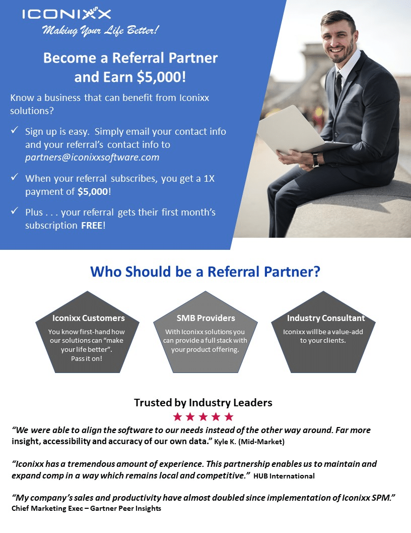 iconix referral partnership ad
