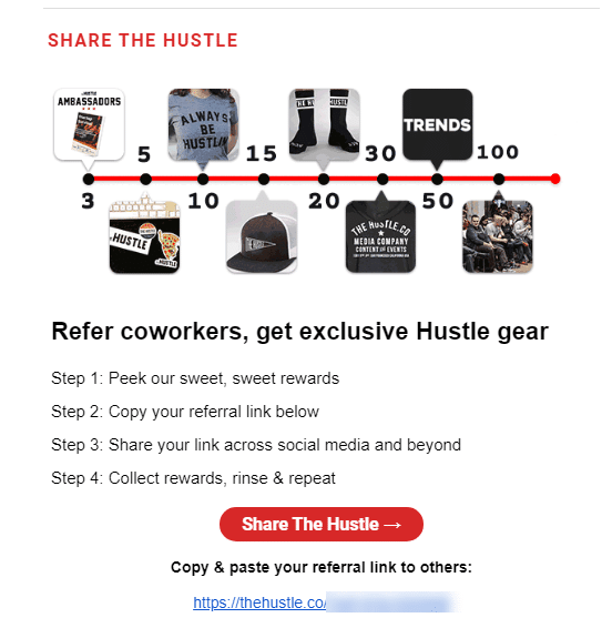 the hustle referral program