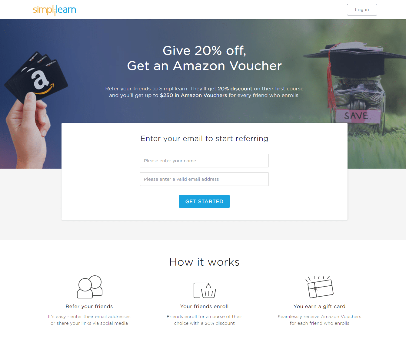 Simplilearn education referral program