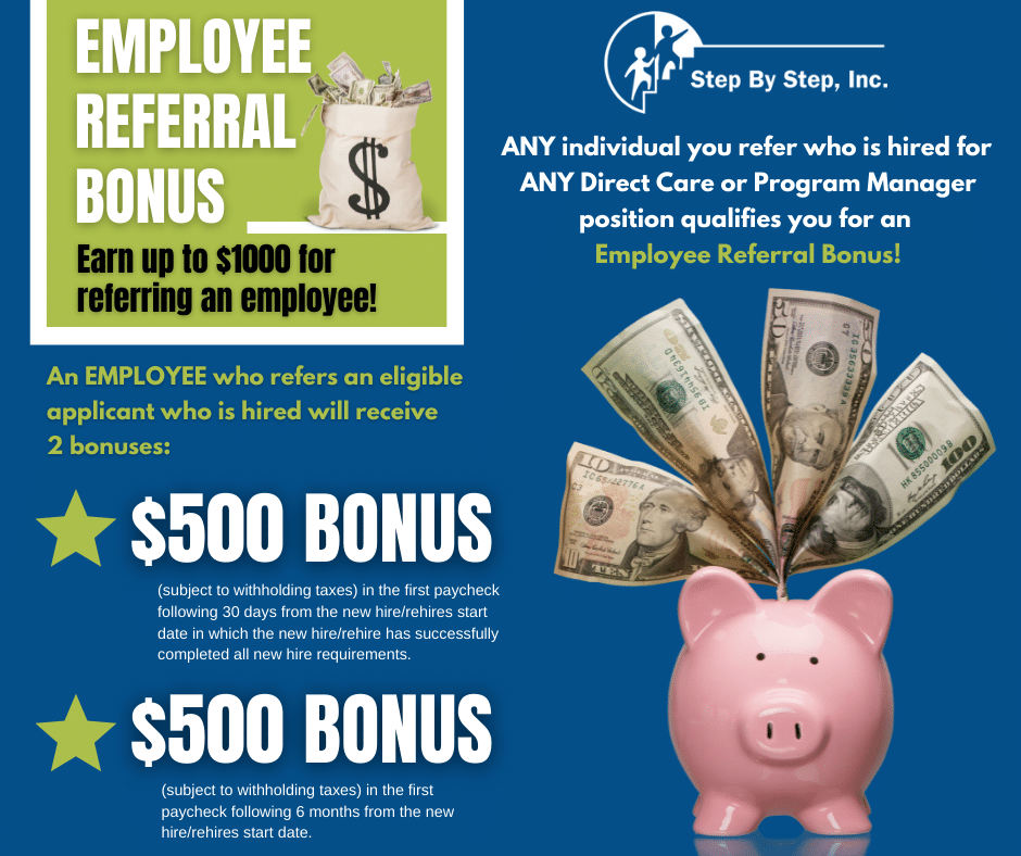 employee referral bonus step by step