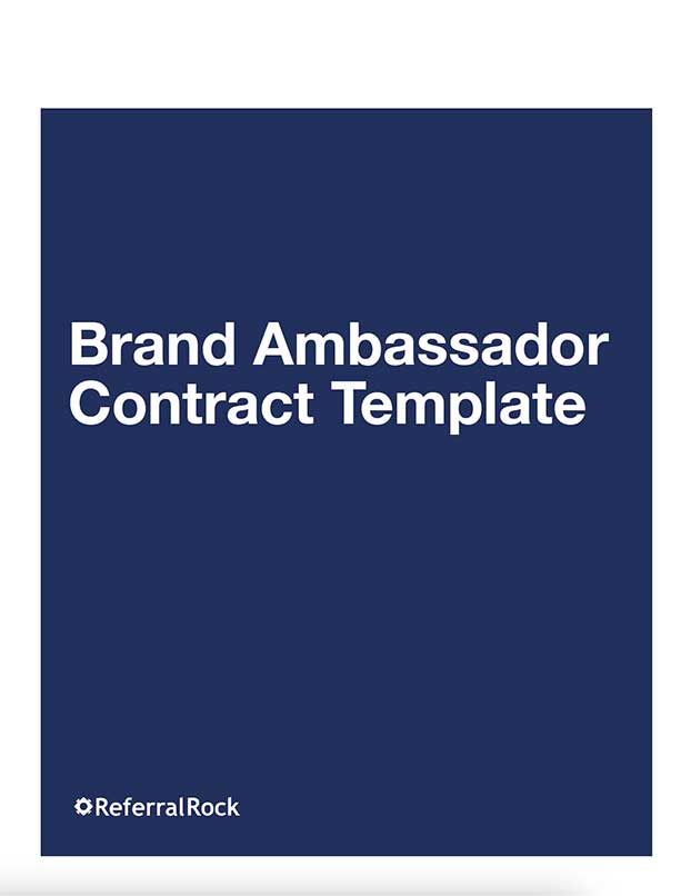 brand ambassador contract template download