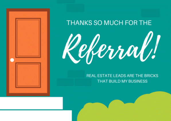 referral mass thank you note