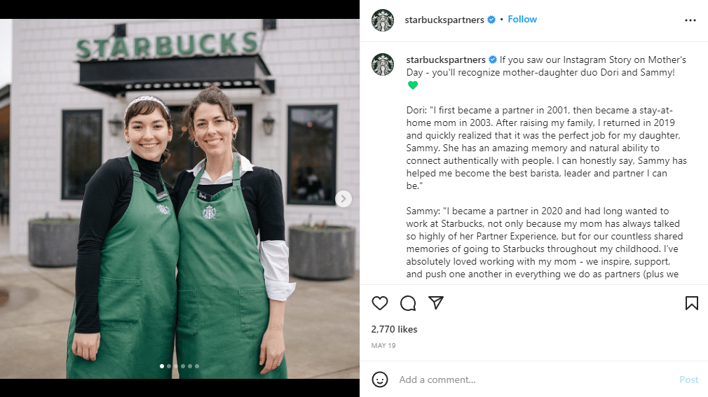 starbucks partners